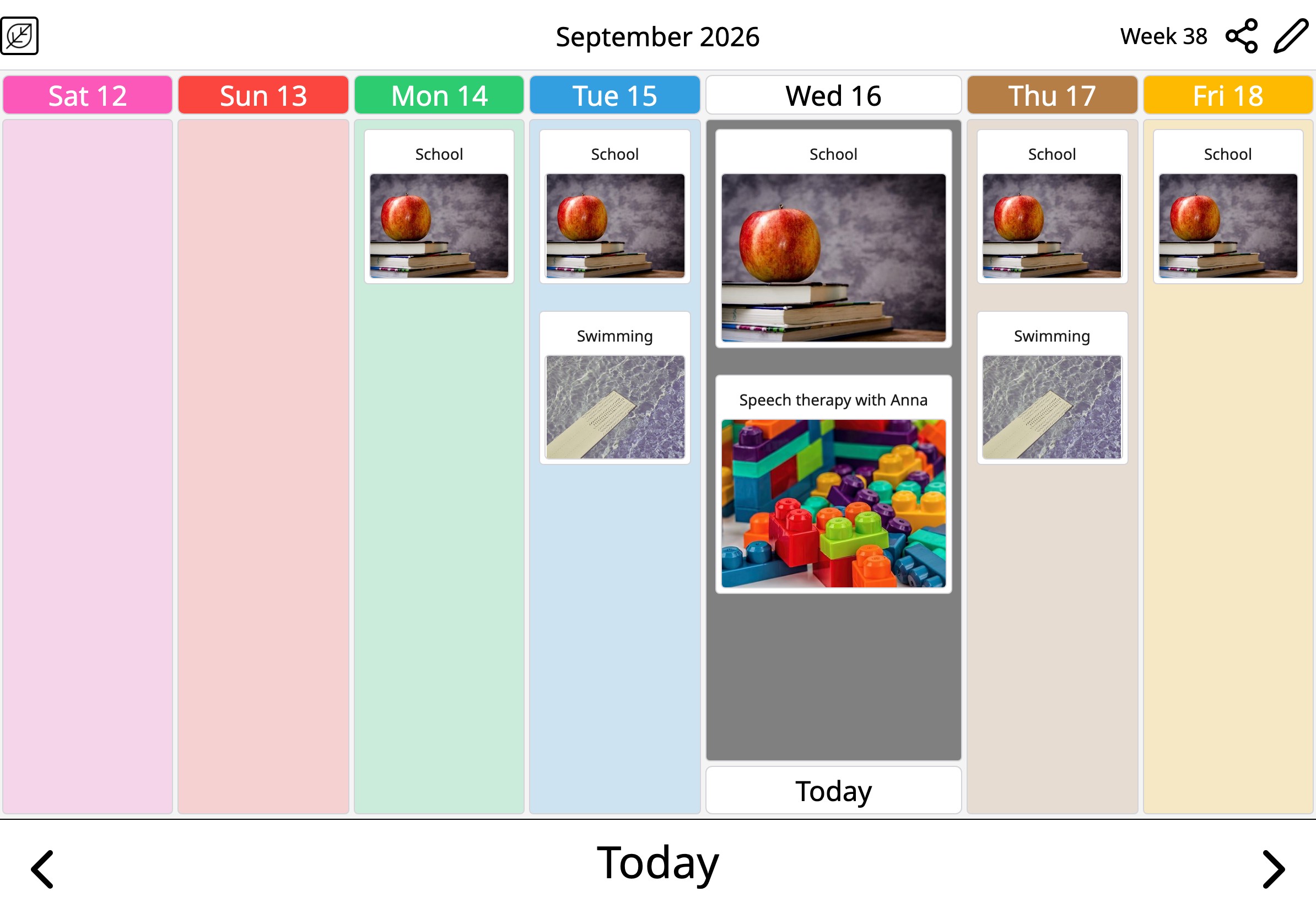 The same week in Moi Calendar beginning on Saturday
